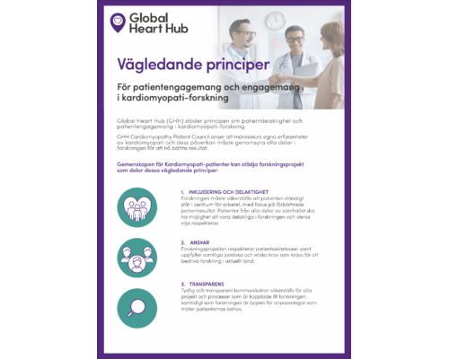 Guiding Principles for Patient Involvement and Engagement in Cardiomyopathy Research (Polish)