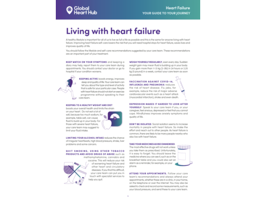 Guide Summary –  Living with Heart Failure