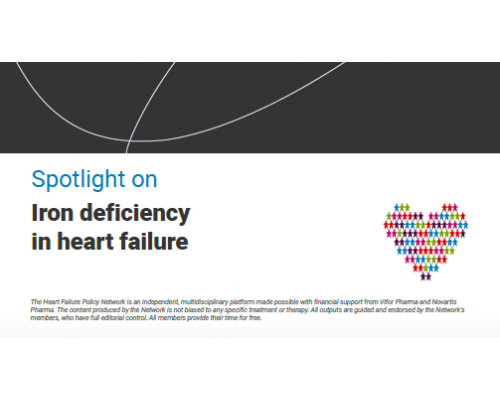 Advocacy and Policy Development: Iron deficiency in heart failure